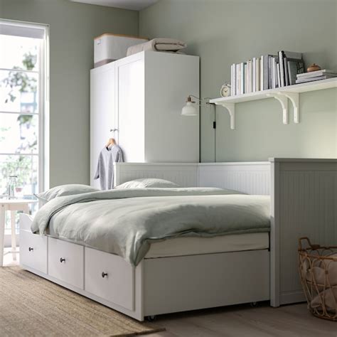 Hemnes Cama Indiv Dupla C 3 Gav 2 Colchões Branco Ågotnes Firme