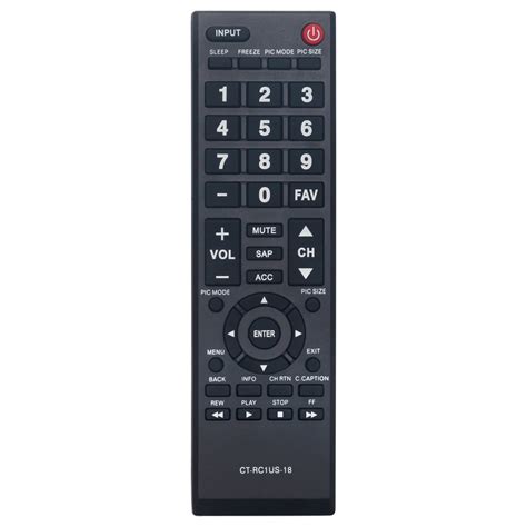 New CT RC1US 18 Replaced Remote Control Fit For Toshiba LED TV