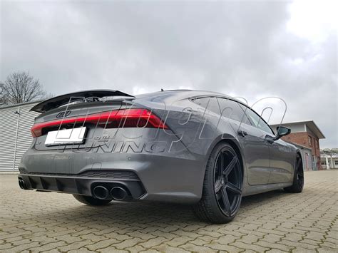 Audi A7 C8 4k8 Rs7 Look Rear Bumper Extension