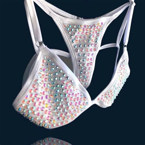 Rhinestone Bikini Etsy