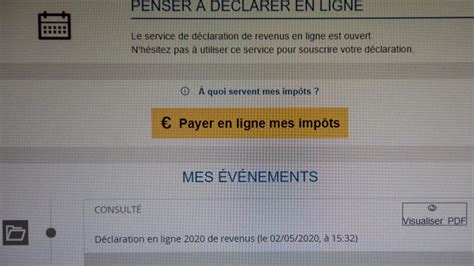 Impôts Le Service De Déclaration En Ligne Des Revenus Est Rétabli