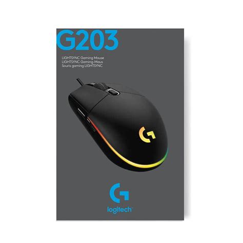 Logitech G203 Lightsync Gaming Mouse Pc