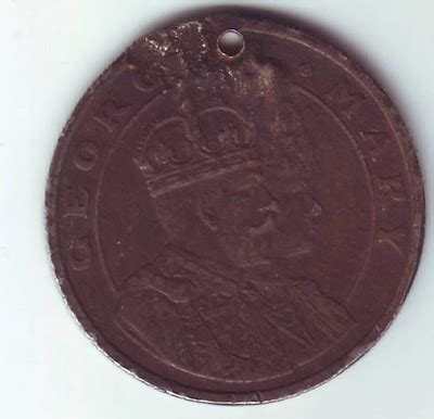 rare indian collectibles george   mary medal    copper