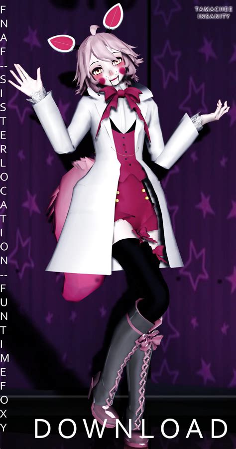 Mmd X Fnaf Sl Funtime Foxy Download By Tamachee Insanity On Deviantart
