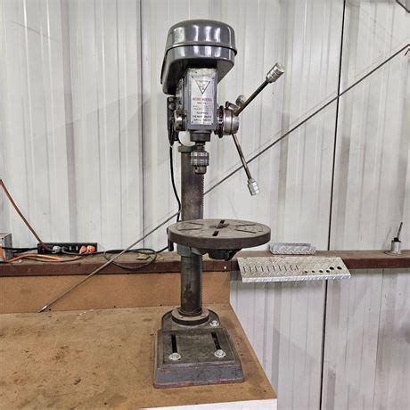 Quad City Auctions Chicago Industrial G Benchtop Drill Press