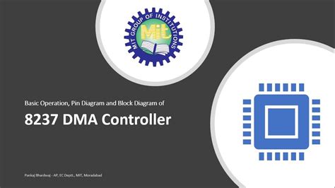 8237 Dma Controller Pin Diagram And Block Diagram Youtube