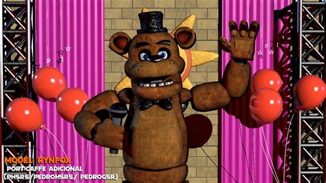 2016 Old Version Freddy By Rynfox Release For C4d R Fivenightsatfreddys