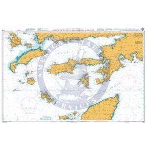 British Admiralty Nautical Chart 1055: Aegean Sea–Greece & Turkey ...