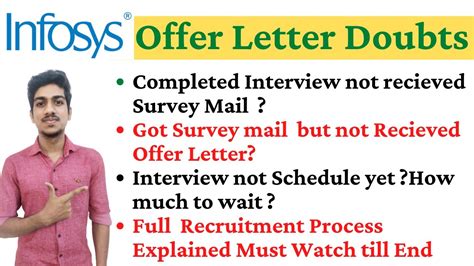 Infosys Offer Letter 2021 Infosys Survey Mail Infosys Interview