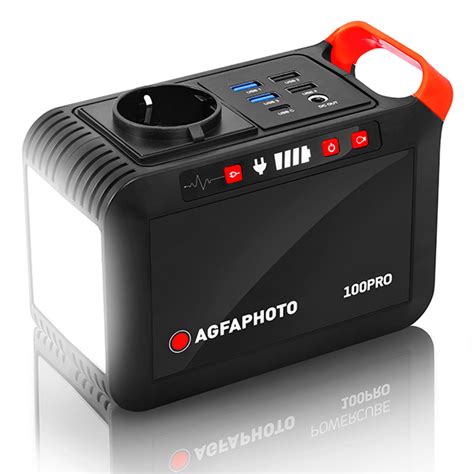 AgfaPhoto Portable Power Station For Small Electrical Appliances