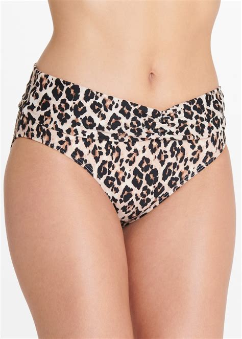 Buy Leopard Print Fold Over Bikini Briefs Online In Jordan From Matalan