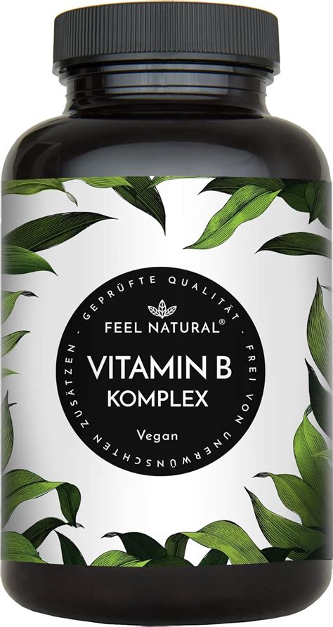 Vitamin B Komplex Vegane Kapseln G Vitamin B Alle B