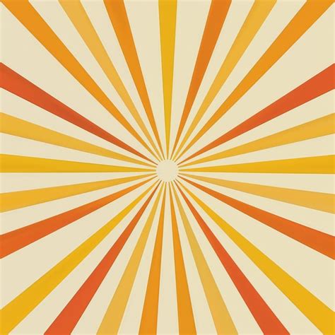 Abstract Yellow Sunburst Pattern Background For Modern Graphic Design