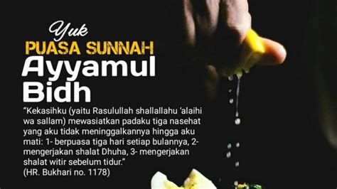 Jadwal Puasa Ayyamul Bidh November 2024 Serta Bacaan Niat Dan Keutamaannya