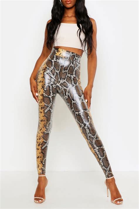 Fitness Fashion Fitness Style Workout Gear Printed Leggings Snake