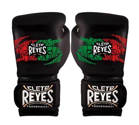 Cleto Reyes Boxing Gloves Limited Edition Black Mexico Velcro Enso