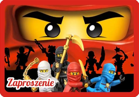 Zaproszenia Urodzinowe Dla Dzieci Lego Ninjago 12900435119 Allegro Pl