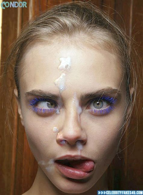 Cara Delevingne Cumshot Facial Fake Celebrity Fakes U