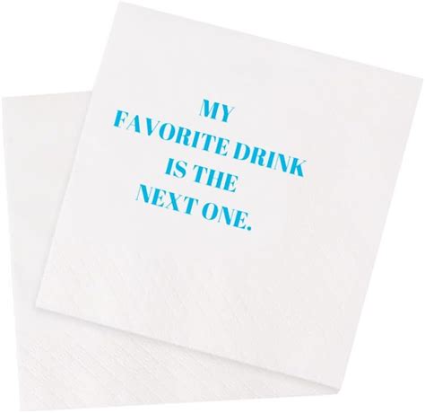 Amazon Vowfoo Funny Cocktail Napkins Pcs Funny Quotes Saying