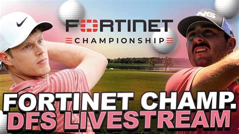 DFS Stream 2023 Fortinet Championship Draftkings GPP Pool Ownership