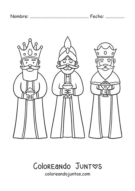 Reyes Magos Animados Coloreando Juntos