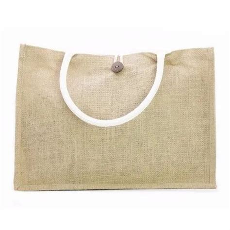 Loop Handle Plain Jute Shopping Bags Capacity 20 Kg At Rs 105 Piece