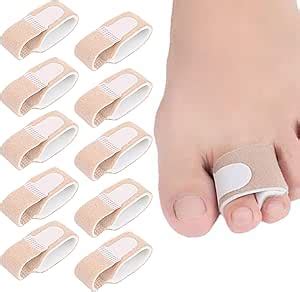 10 Pcs Hammer Toe Straightener Non Slip Hammer Toe Corrector For