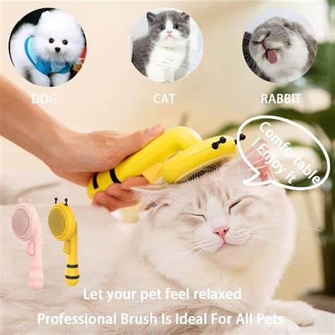 Brosse Chiens Chats Autonettoyante Pour Poils Adapté Pour Les Chiens