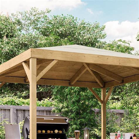 BillyOh Quadra Wooden Gazebo Garden Buildings Direct