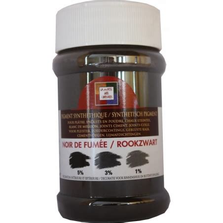 Pigment poudre noir de fumée Malle aux Couleurs colorants pigments