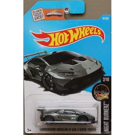 Hot Wheels Lamborghini Huracan LP Super Trofeo Grey Shopee Malaysia