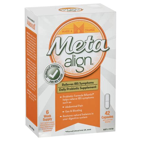 Buy Meta Align Daily Probiotic Supplement For Relieve Of Irritable