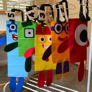 Numberblocks Costume Halloween Costume Birthday Costume - Etsy Canada