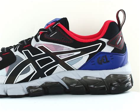 Asics Gel Quantum 180 6 Gris Noir Bleu Monaco Rouge