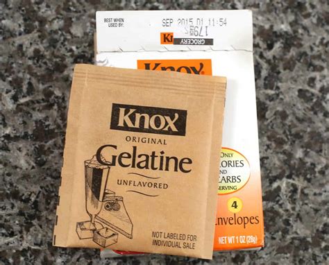Gelatin Korean Cooking Ingredients
