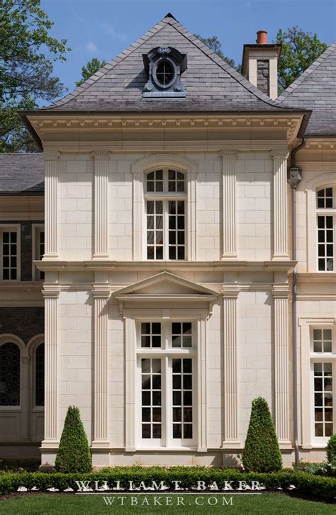 William T Baker Houses Laired Roof Fluted Pilasters French French