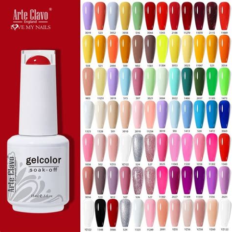 Arte Clavo 15ml 354 Color Gel Nail Lakiery Hybrydowe Vernis Semi