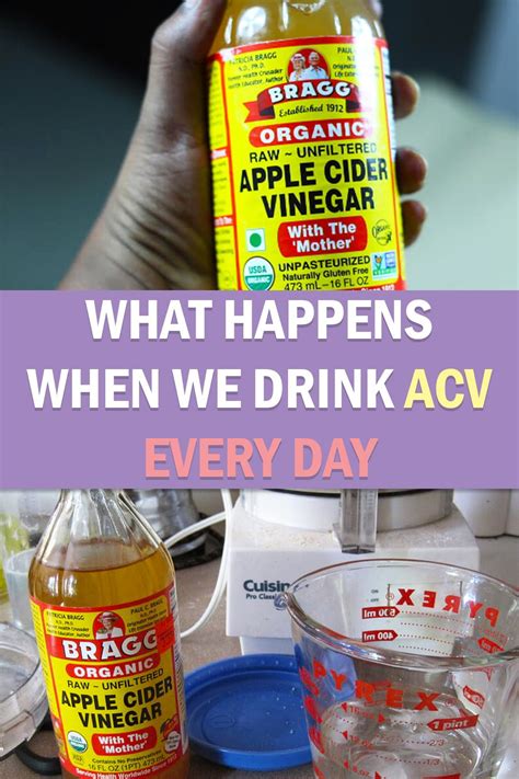 What Happens If We Drank Acv Every Day Apple Cider Vinegar Drink