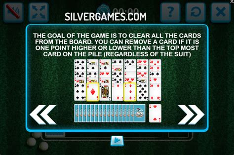 Golf Solitaire Play Online On Silvergames 🕹️