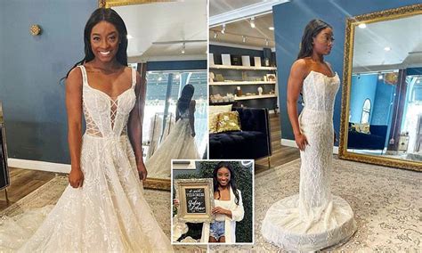 Simone Biles Has Found Two Wedding Gowns Just Weeks After Getting