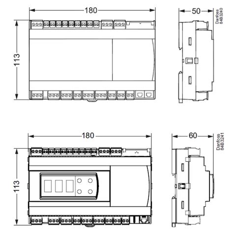 Danfoss 084B4082 AK CC55 Single Coil Case Controller Installation Guide