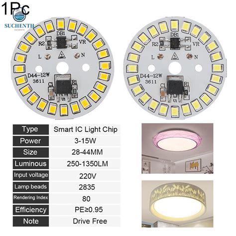 Suchen ชิปหลอดไฟ 2835 Ic Cob Smd Led 3 15 W Shopee Thailand