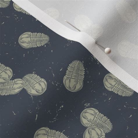 Mini Prehistoric Trilobite Fossils With Fabric Spoonflower