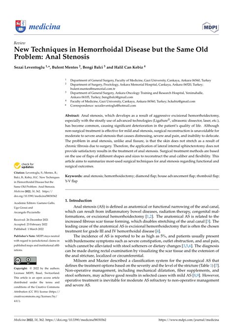 Pdf New Techniques In Hemorrhoidal Disease But The Same Old Problem