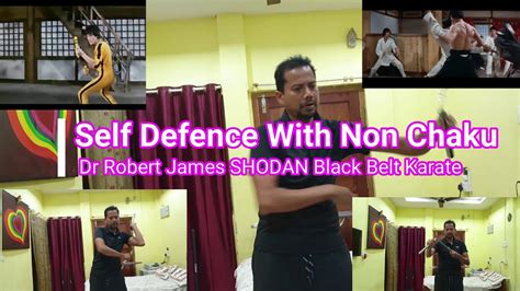 Self Defence Using Nan Chaku With Dr Robert James Shodan Black Belt