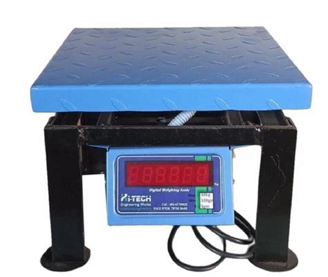 Hi Tech Mild Steel 50 100Kg Digital Weighing Scale At Rs 4500 In Bengaluru