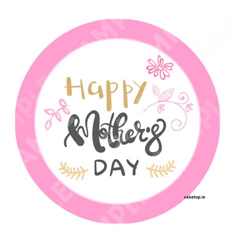 Mothers Day Edible Cake Toppers Edible Picture Caketop Ie