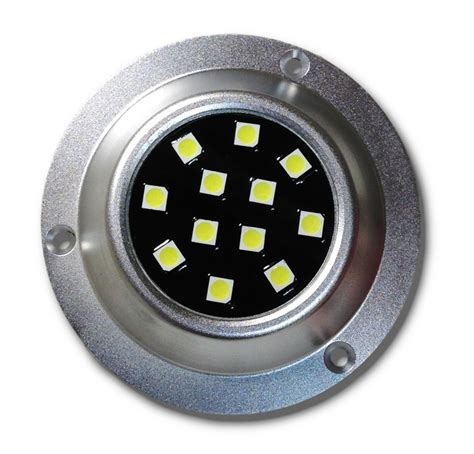 12 Led 3 25 Waterproof Ip67 Surface Mount Puck Light Warm White Cool White Blue