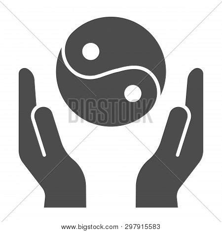 Hands Holding Yin Vector Photo Free Trial Bigstock