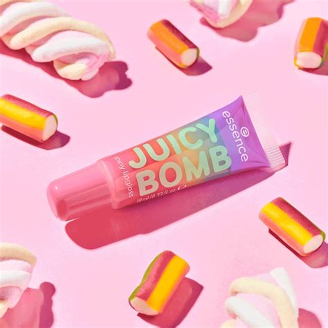Buy essence JUICY BOMB PARTY shiny lipgloss Bubblegum Bliss online